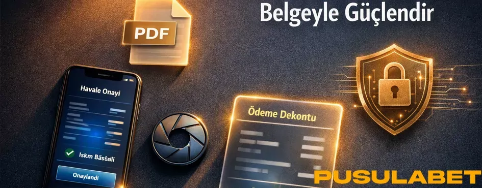Pusulabet şikâyetini belgeyle güçlendirme