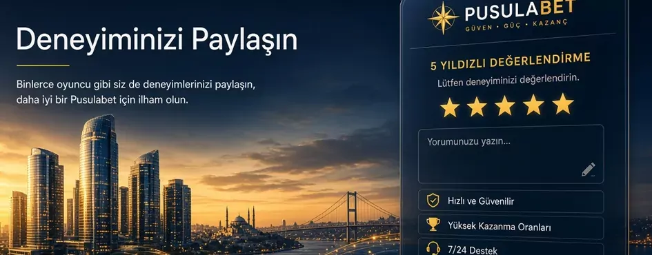 Deneyiminizi paylaşın